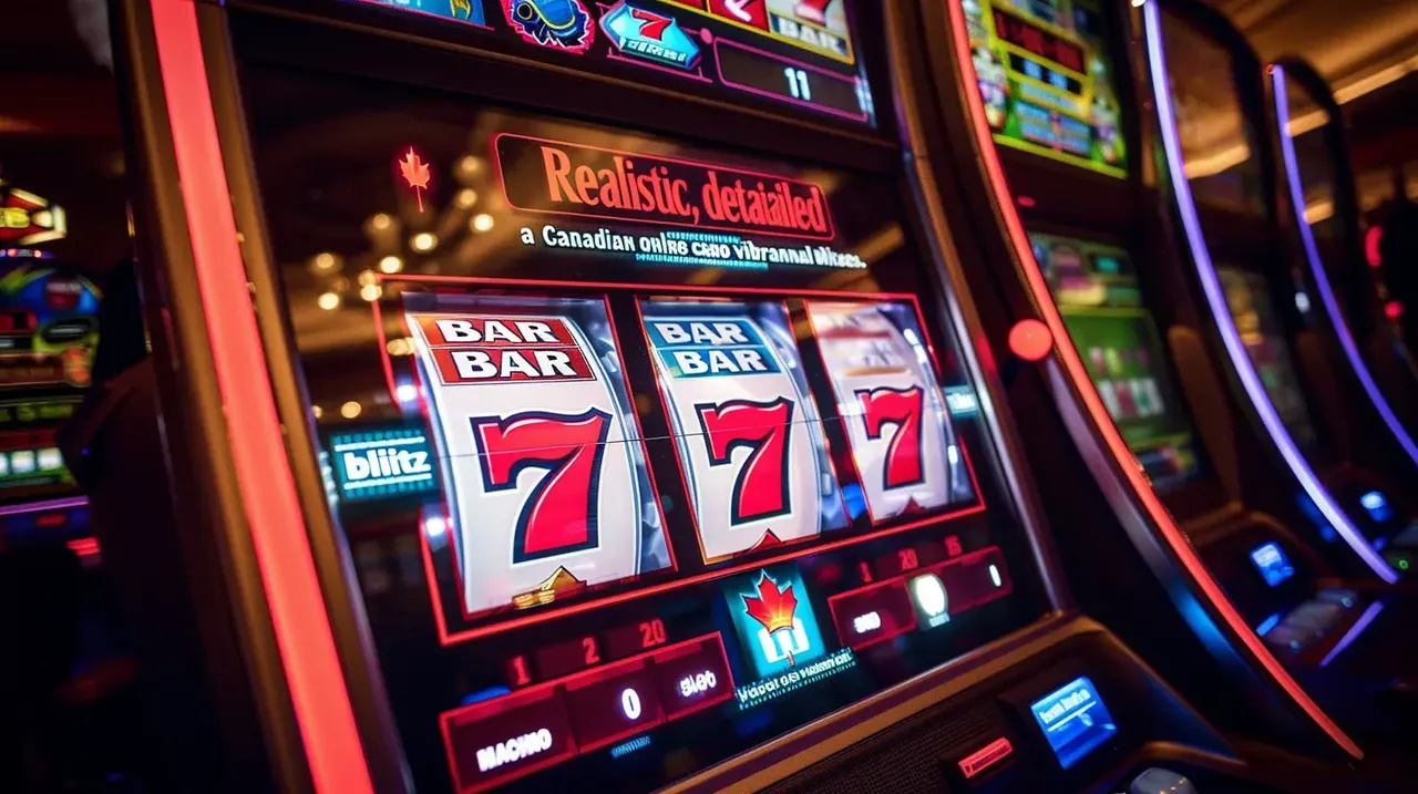 Canadian real money online casino gaming floor with slot machines and table games