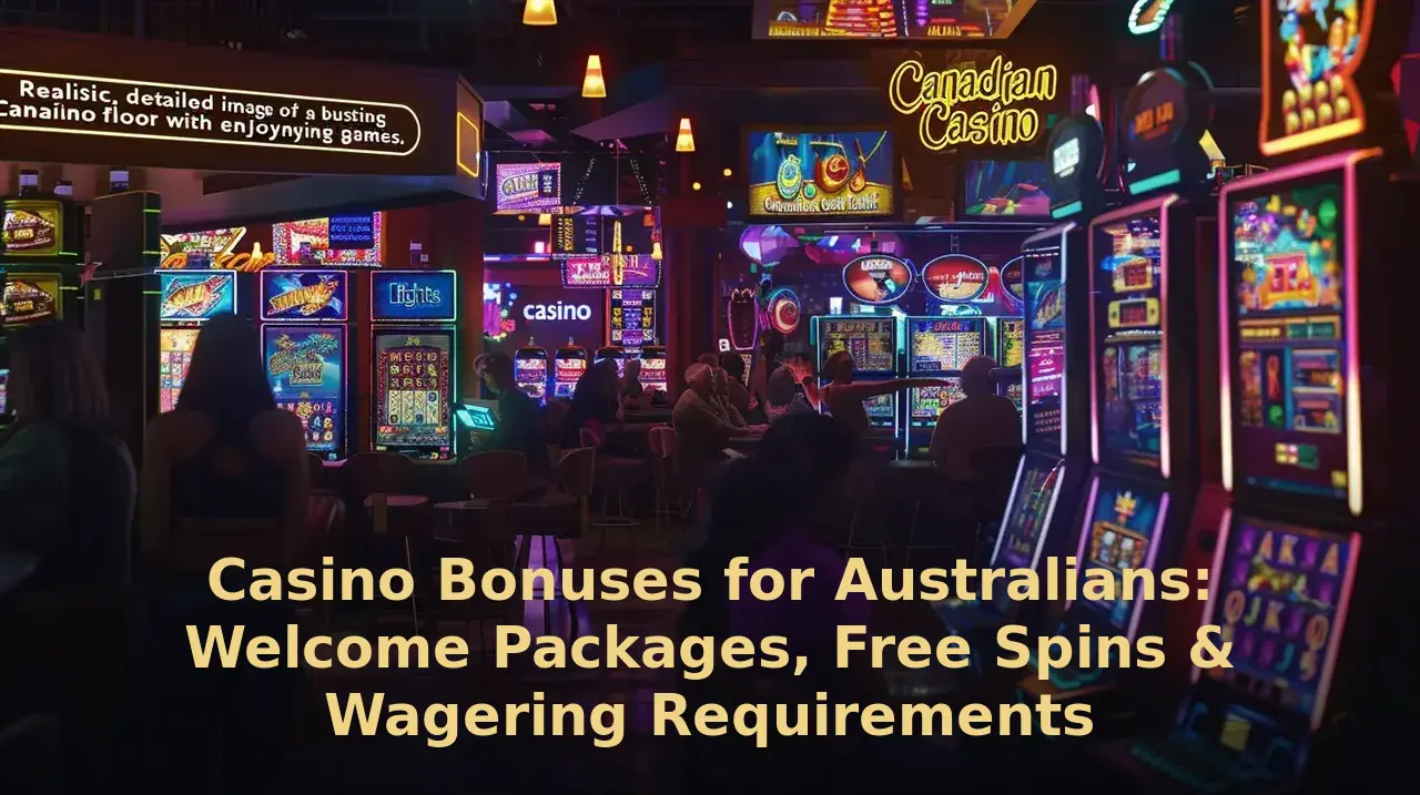 Casino Bonuses for Australians: Welcome Packages, Free Spins & Wagering Requirements